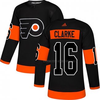 Maillot Hockey Philadelphia Flyers Bobby Clarke Alterner Authentique Noir