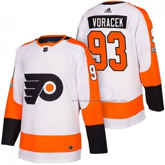 Maillot Hockey Philadelphia Flyers Jakub Voracek Authentique Exterieur 2018 Blanc