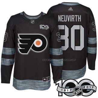 Maillot Hockey Philadelphia Flyers Michal Neuvirth 1917-2017 100th Anniversaire Noir