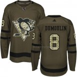 Maillot Hockey Pittsburgh Penguins Brian Dumoulin 2018 Salute To Service Vert Militar