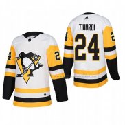 Maillot Hockey Pittsburgh Penguins Jarred Tinordi Exterieur Authentique Joueur Blanc