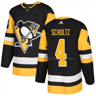 Maillot Hockey Pittsburgh Penguins Justin Schultz Domicile Authentique Noir