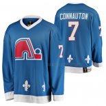 Maillot Hockey Quebec Nordiques Kevin Connauton Heritage Vintage Replica Bleu