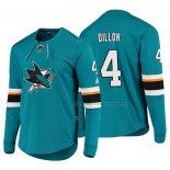 Maillot Hockey San Jose Sharks Brenden Dillon Platinum Vert