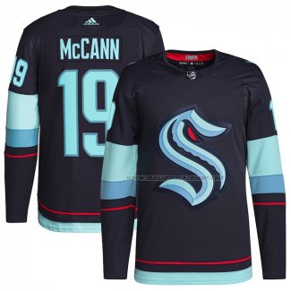 Maillot Hockey Seattle Kraken Jared Mccann Domicile Authentique Bleu