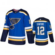 Maillot Hockey St. Louis Blues Kasperi Kapanen Domicile Breakaway Bleu