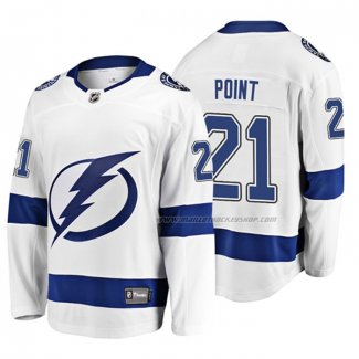 Maillot Hockey Tampa Bay Lightning Brayden Point 2019 Exterieur Breakaway Blanc