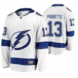 Maillot Hockey Tampa Bay Lightning Cedric Paquette Breakaway Blanc