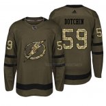 Maillot Hockey Tampa Bay Lightning Jake Dotchin Salute To Service Vert Militar