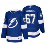 Maillot Hockey Tampa Bay Lightning Mitchell Stephens Domicile Authentique Joueur Bleu