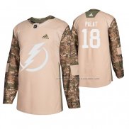 Maillot Hockey Tampa Bay Lightning Ondrej Palat Veterans Day Camouflage