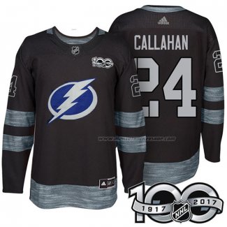 Maillot Hockey Tampa Bay Lightning Ryan Callahan 1917-2017 100th Anniversaire Noir