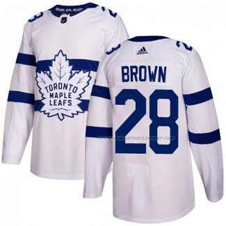 Maillot Hockey Toronto Maple Leafs Connor Brown Authentique 2018 Stadium Series Blanc