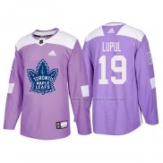Maillot Hockey Toronto Maple Leafs Joffrey Lupul 2018 Fights Cancer Volet