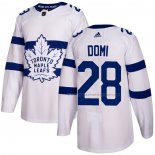 Maillot Hockey Toronto Maple Leafs Tie Domi Authentique 2018 Stadium Series Blanc