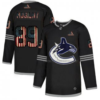 Maillot Hockey Vancouver Canucks Mogilny 2020 USA Flag Noir2