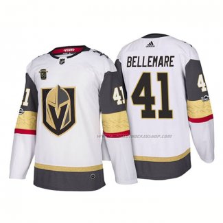 Maillot Hockey Vegas Golden Knights Pierre Edouard Bellemare Exterieur 2018 Blanc