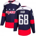 Maillot Hockey Washington Capitals Jaromir Jagr Authentique 2018 Stadium Series Bleu