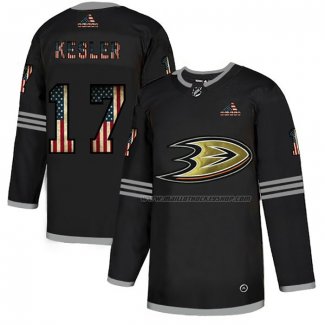 Maillot Hockey Anaheim Ducks Ryan Kesler 2020 USA Flag Noir