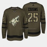 Maillot Hockey Arizona Coyotes Nick Cousins 2018 Salute To Service Vert Militar