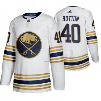 Maillot Hockey Buffalo Sabres Carter Hutton Tercera Blanc