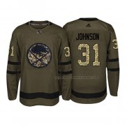 Maillot Hockey Buffalo Sabres Chad Johnson 2018 Salute To Service Vert Militar