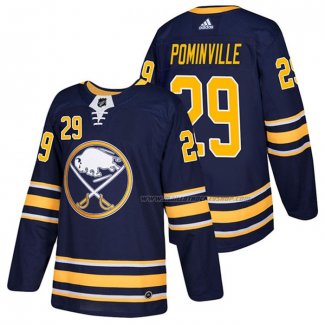 Maillot Hockey Buffalo Sabres Jason Pominville Domicile Authentique 2018 Bleu