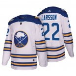 Maillot Hockey Buffalo Sabres Johan Larsson Authentique 2018 Winter Classic Blanc