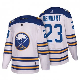 Maillot Hockey Buffalo Sabres Sam Reinhart Authentique 2018 Winter Classic Blanc