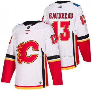 Maillot Hockey Calgary Flames Johnny Gaudreau 2018 Blanc