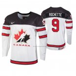 Maillot Hockey Canada Theo Rochette 2019 Hlinka Gretzky Cup Blanc