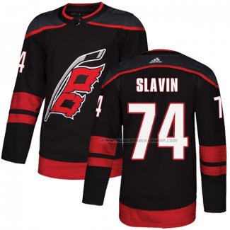 Maillot Hockey Carolina Hurricanes Jaccob Slavin Authentique Alterner Noir