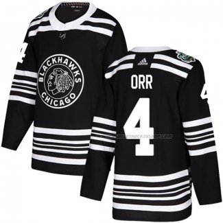 Maillot Hockey Chicago Blackhawks Bobby Orr Authentique 2019 Winter Classic Noir