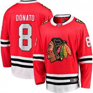 Maillot Hockey Chicago Blackhawks Ryan Donato Domicile Breakaway Rouge