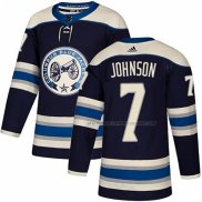 Maillot Hockey Columbus Blue Jackets Jack Johnson Alterner Authentique Bleu