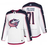 Maillot Hockey Columbus Blue Jackets Nick Foligno 2018 Blanc