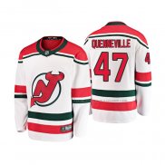 Maillot Hockey Enfant New Jersey Devils John Quenneville Alterner Breakaway Blanc