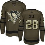 Maillot Hockey Enfant Pittsburgh Penguins Ian Cole 2018 Salute To Service Vert Militar