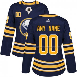 Maillot Hockey Femme Buffalo Sabres Personnalise Domicile Bleu