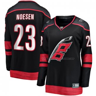 Maillot Hockey Femme Carolina Hurricanes Stefan Noesen Domicile Breakaway Noir