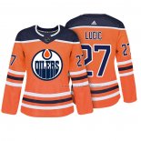 Maillot Hockey Femme Edmonton Oilers Milan Lucic Authentique Joueur Orange
