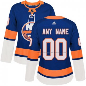 Maillot Hockey Femme New York Islanders Personnalise Domicile Bleu