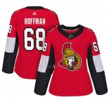 Maillot Hockey Femme Ottawa Senators Mike Hoffman Authentique Joueur Rouge