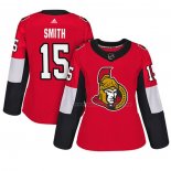 Maillot Hockey Femme Ottawa Senators Zack Smith Authentique Joueur Rouge