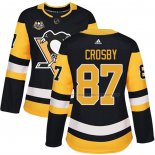 Maillot Hockey Femme Pittsburgh Penguins Sidney Crosby 50 Anniversary Domicile Premier Noir