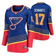 Maillot Hockey Femme St. Louis Blues Jay Bouwmeester Authentique Joueur Bleu