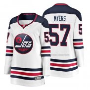 Maillot Hockey Femme Winnipeg Jets Tyler Myers Heritage Breakaway Blanc