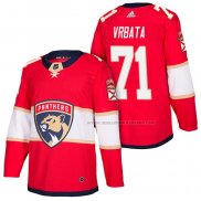 Maillot Hockey Florida Panthers Radim Vrbata Authentique Domicile 2018 Rouge