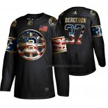 Maillot Hockey Golden Edition Boston Bruins Patrice Bergeron Independence Day Noir