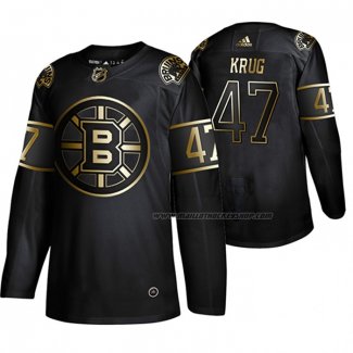 Maillot Hockey Golden Edition Boston Bruins Torey Krug Authentique Noir